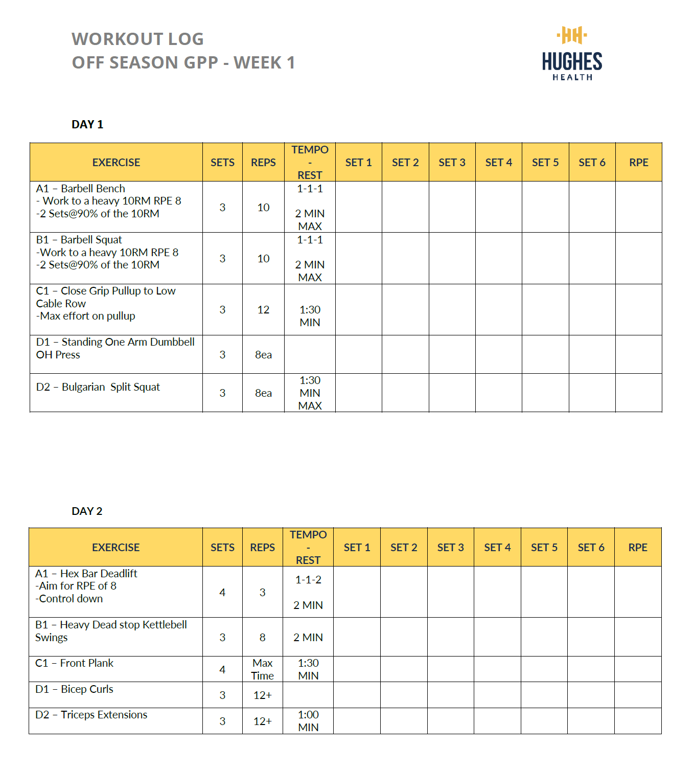 12 Week Size and Strength Program + 3 Months of Virtual Coaching