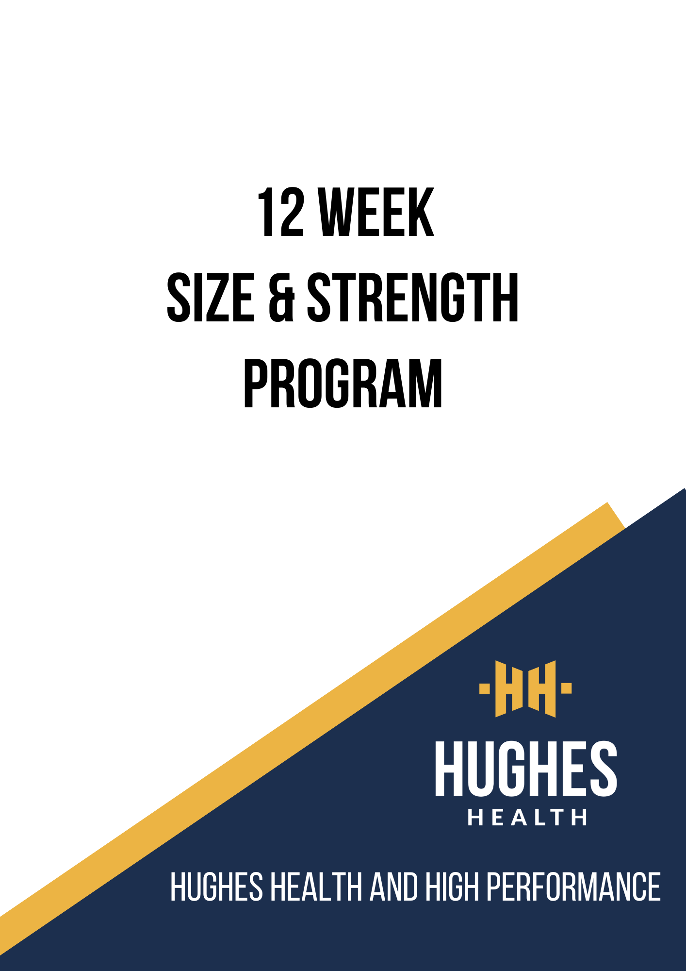 12 Week Size and Strength Program